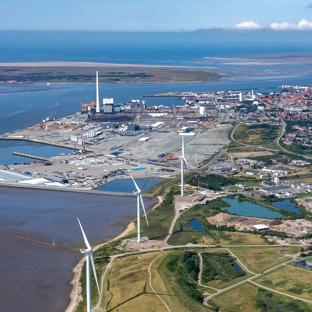 Picture shows Esbjerg Harbour